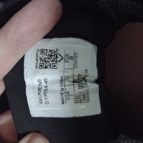 Saucony Guide 14 PowerRun Charcoal Rose Sneakers Woman’s 7 fromfit walking runni - Picture 13 of 16